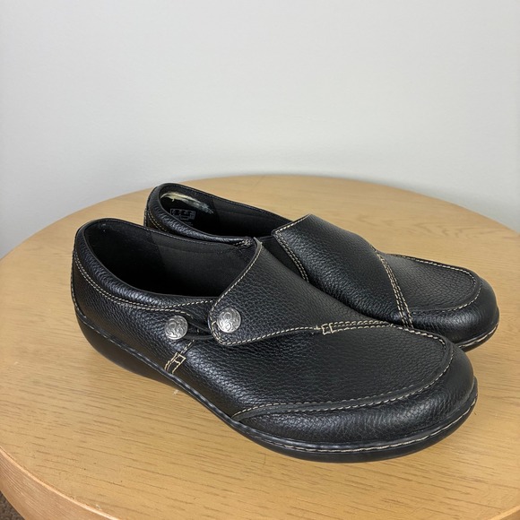 Clarks Shoes - Clarks Collection Ashland Lane Q Shoes Womens 11W Slip On Loafer Comfort Walkin